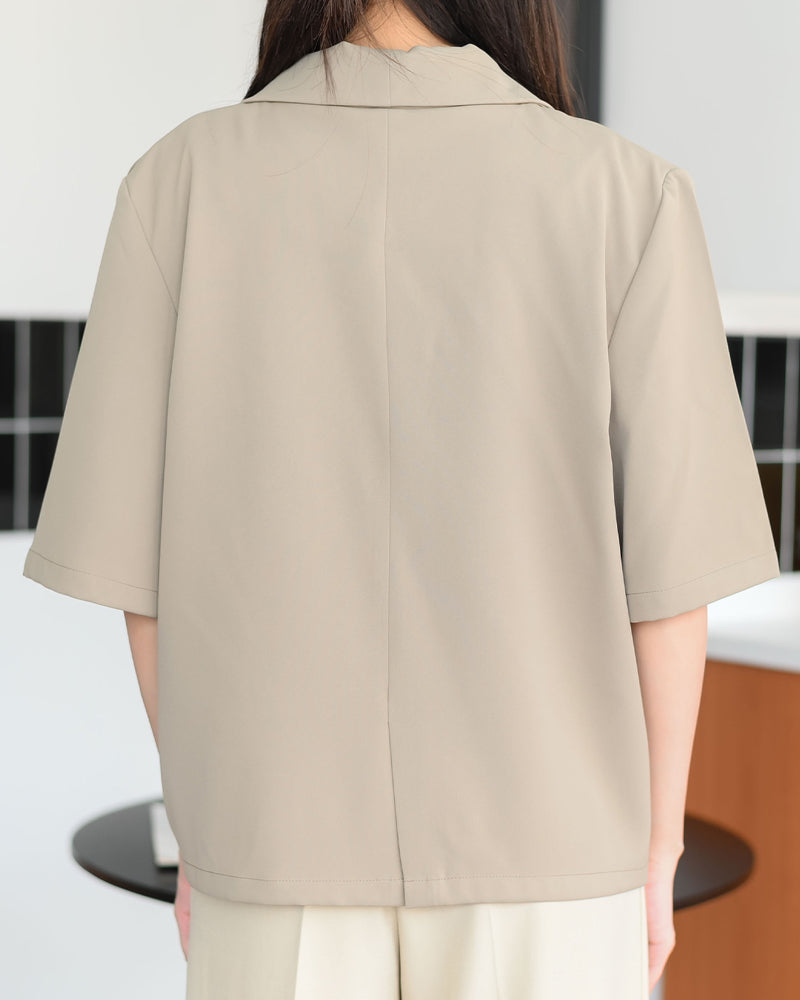 Lowa Blazer 短款百搭西裝外套 - Matcha 抹茶色 (CB640)