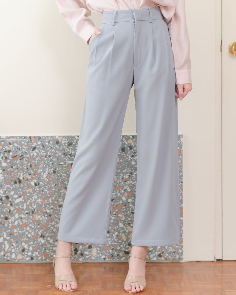Sunny Trousers 純色輕便涼感長褲 - Light Grey 淺灰色 (CB595)