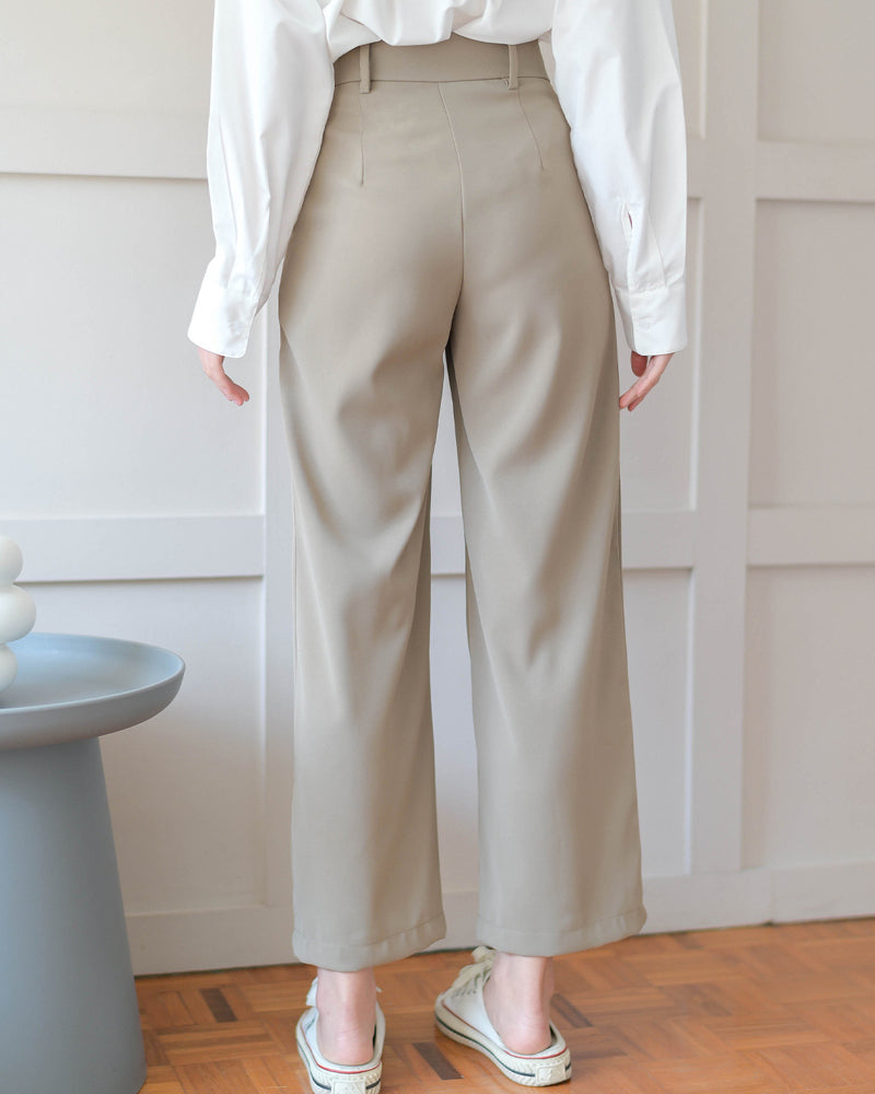 Sunny Trousers 純色輕便涼感長褲 - Brown 淺啡色 (CB595)