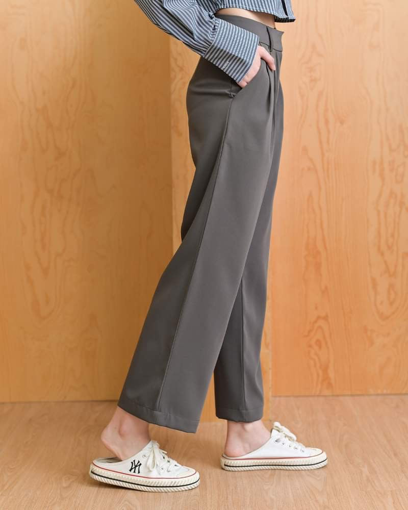 Sunny Trousers 純色輕便涼感長褲 - Gray 灰色 (CB595)