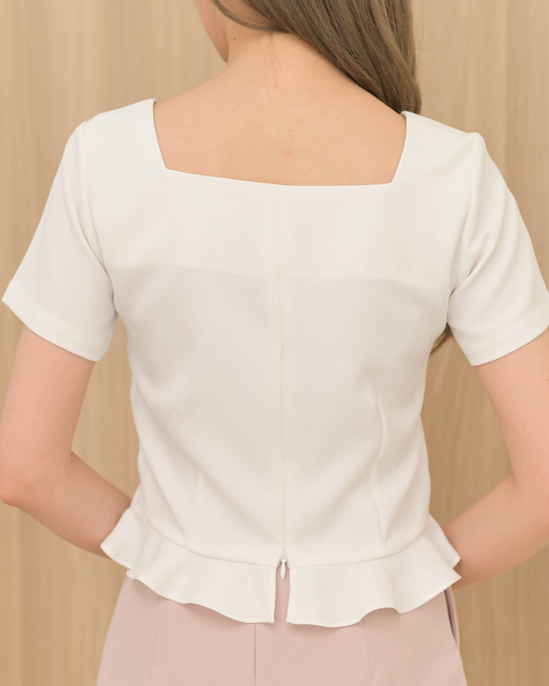 Vanna Top 短袖上衣 -White 白色 (CB569)